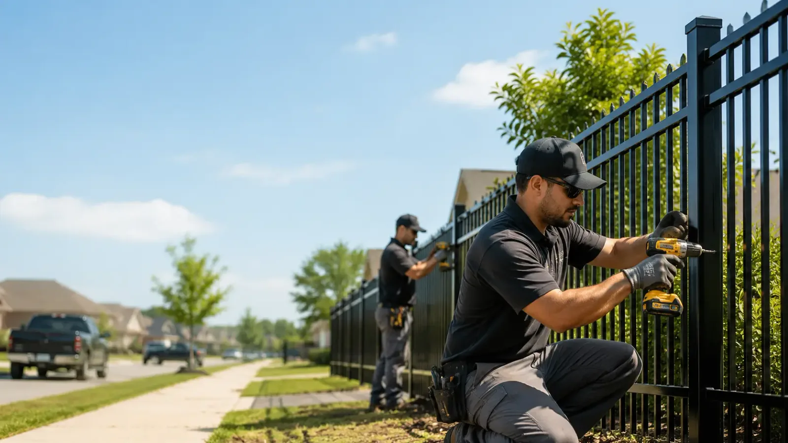 Metal Fence Installation in West Babylon, NY